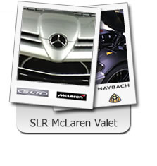 image of the bonnet of a grey McLaren SLR